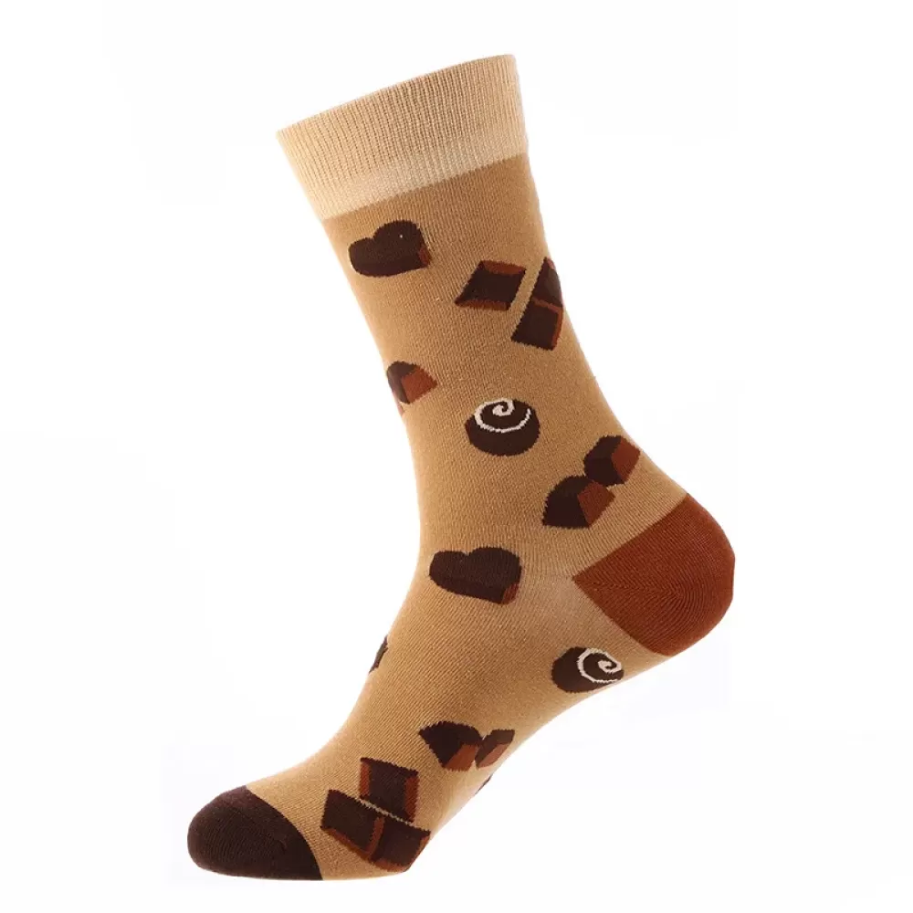 Chocolate Charm: Brown Sweet Socks