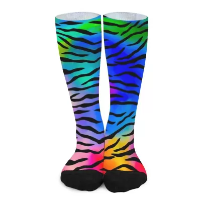 Multicolored Tiger Kiss Socks