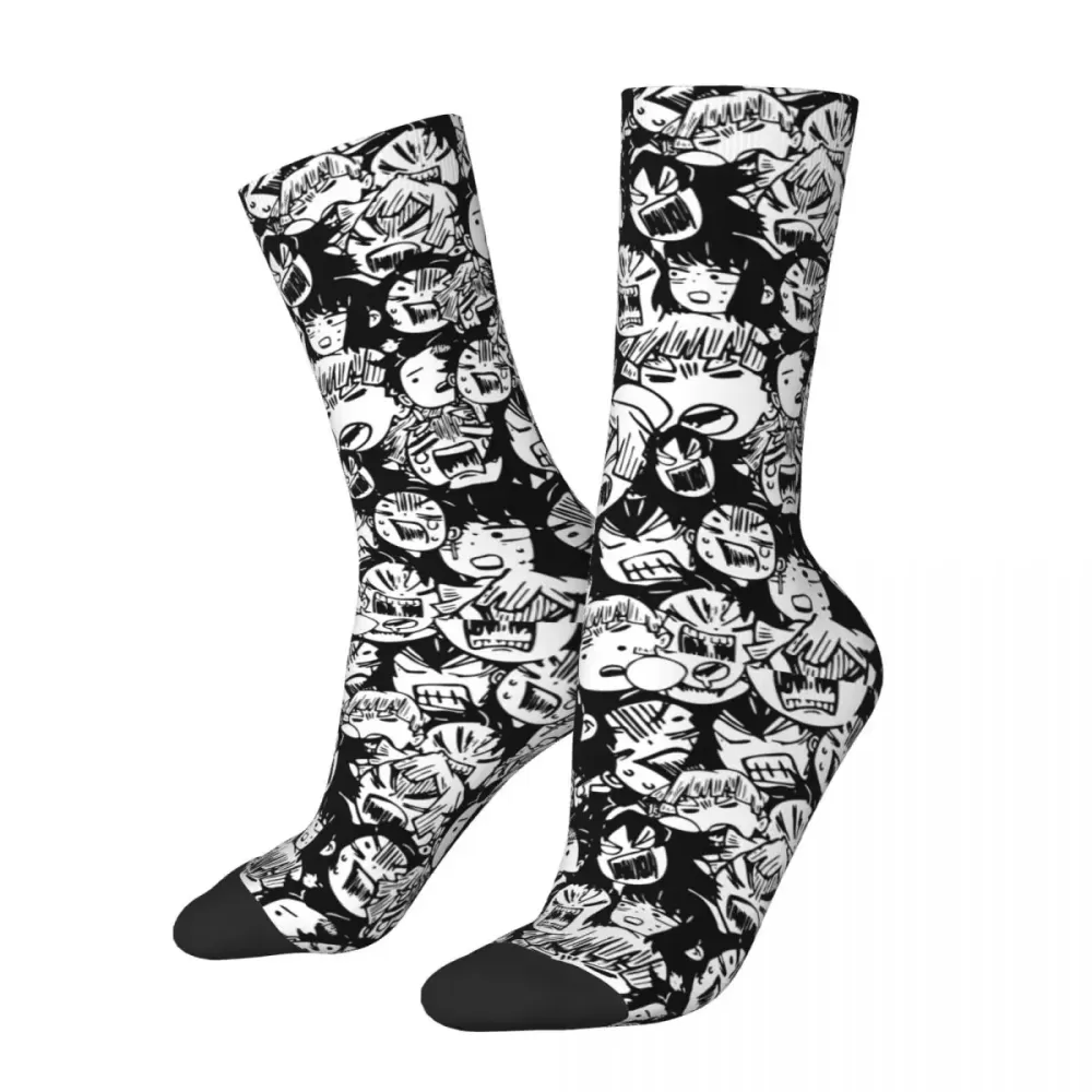 Slayer Beats: Hip-Hop Demon Slayer Themed Football Socks - One Size