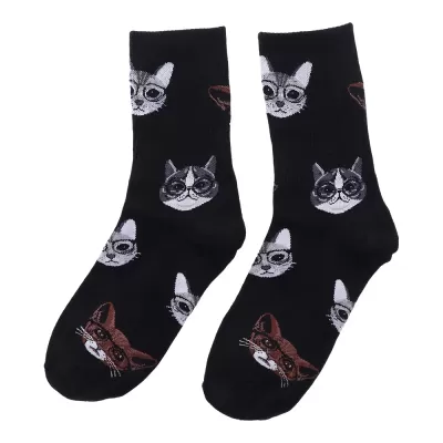 Kawaii Cartoon Cat Socks V5