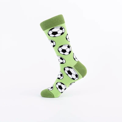 Sports-Themed Socks - Football, Green
