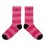 Stripe Carrot Embroidery Socks – Unisex Air Movement Fashion - Red