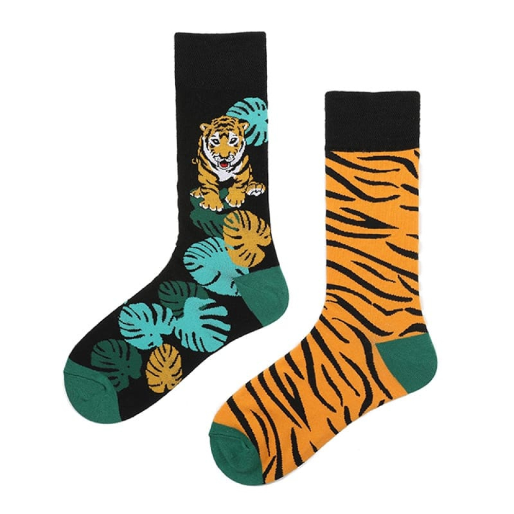 Tropical Tropicana Jungle Jive Green Socks Collection