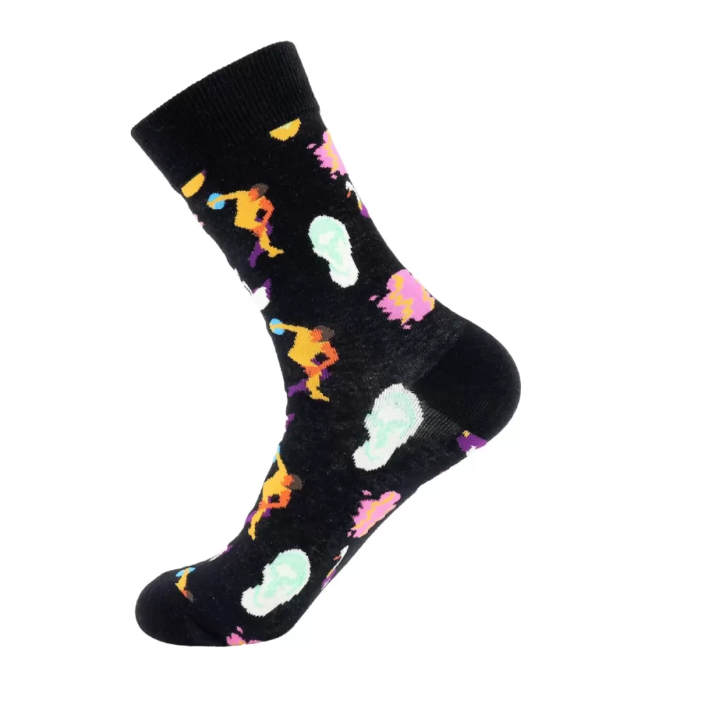 Urban Artistry: Abstract American-Style Hip Hop Socks - Art design 5