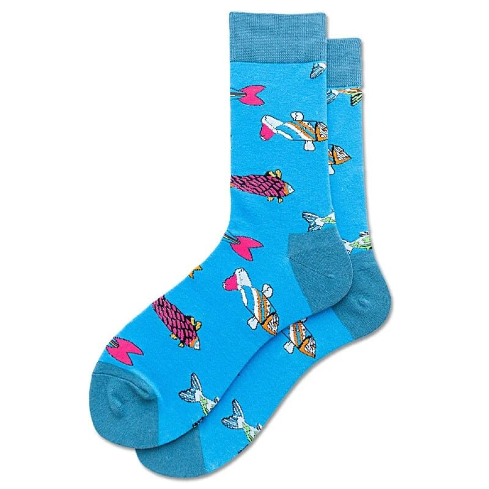 Harajuku Style Funny Socks - Fish Design