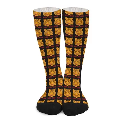 Orange Tiger Kiss Socks