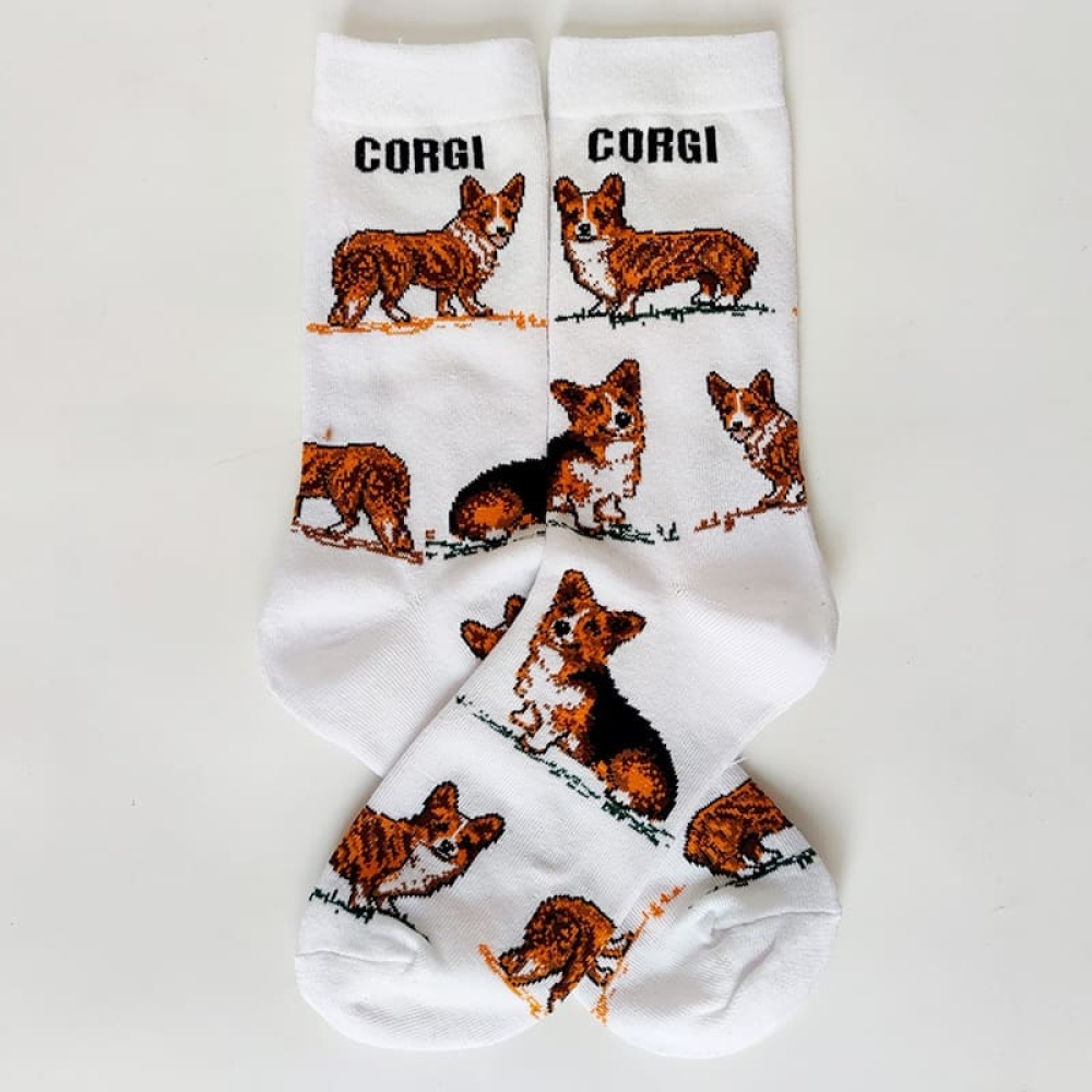 Regal Turquoise Corgi Coronet Short Socks Collection