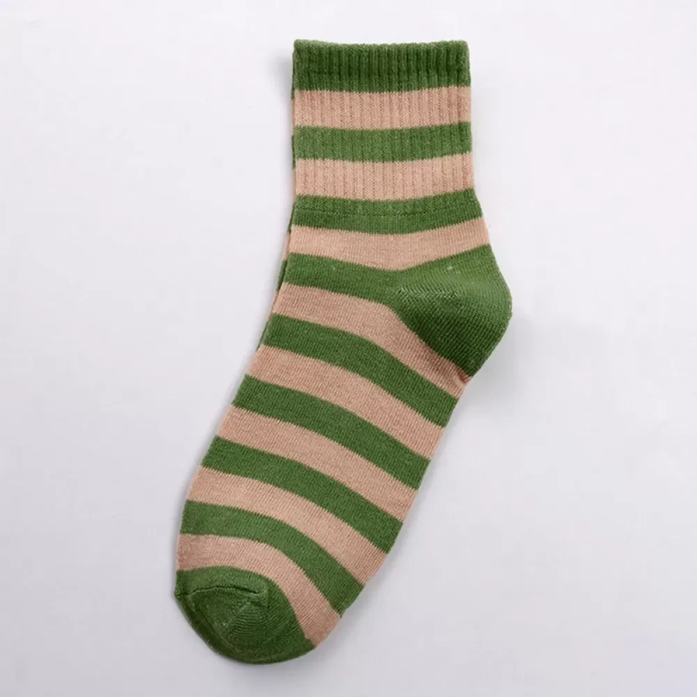 Avocado Charm: Fashionable Mid-Tube Socks - Design Print 22