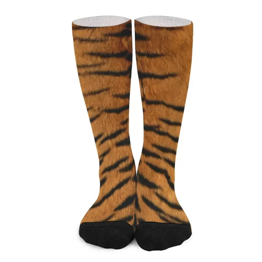 Black-Orange Tiger Socks