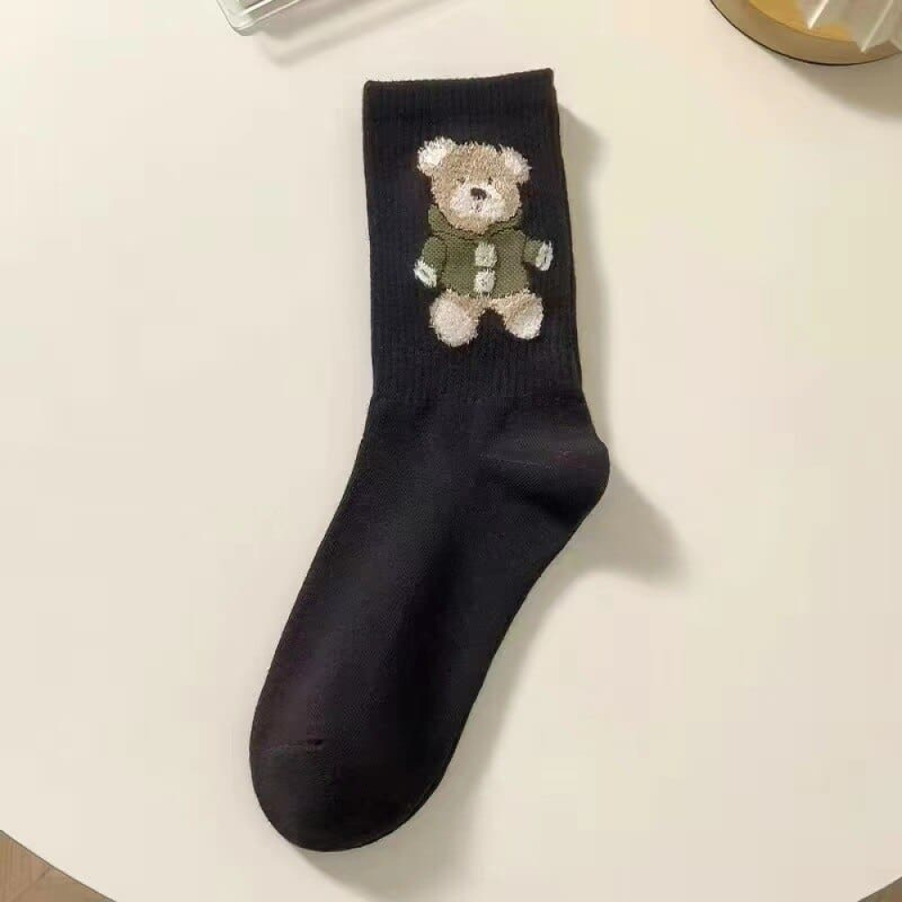 Cozy Kawaii Bear Winter Socks - Variant One
