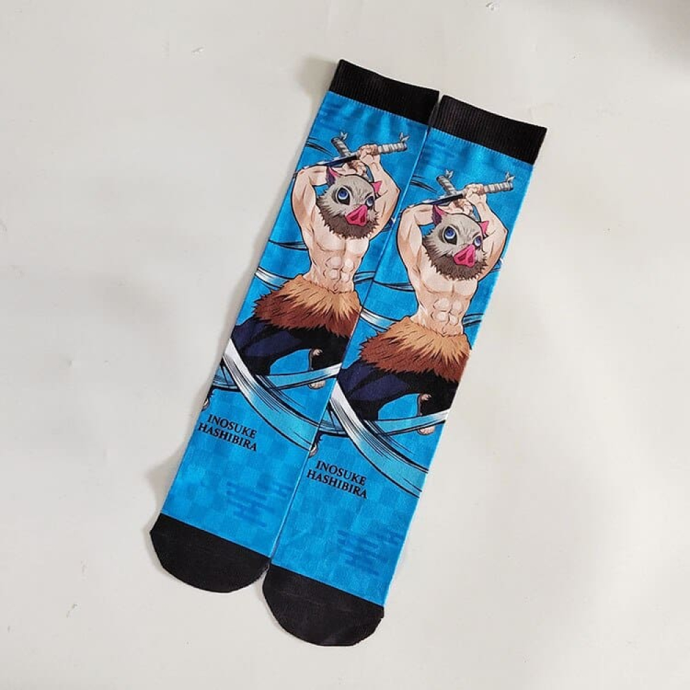 Demon Slayer Inspired Adult Socks - Design One