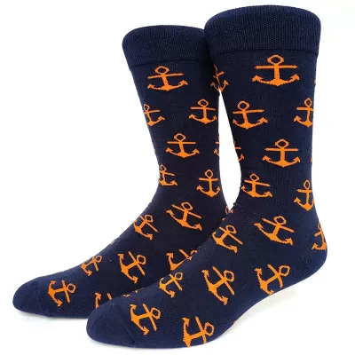 Nautical Anchor Socks