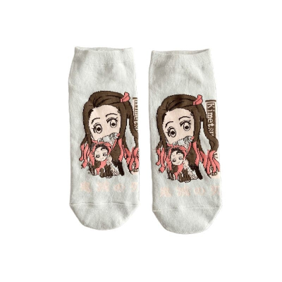 Nezuko Socks from Demon Slayer Anime - Design 7