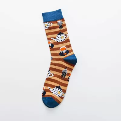 Urban Artistry: Abstract American-Style Hip Hop Socks - Art design 13