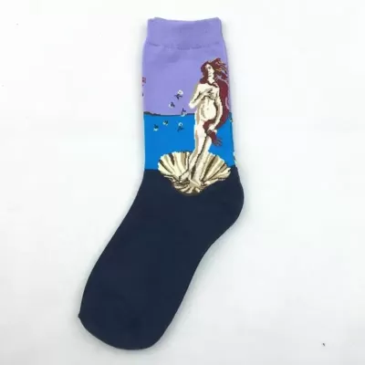 Ancient Blue: Artistic Socks - Blue Pharaoh