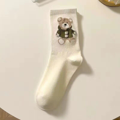 Cozy Kawaii Bear Winter Socks - Variant Two