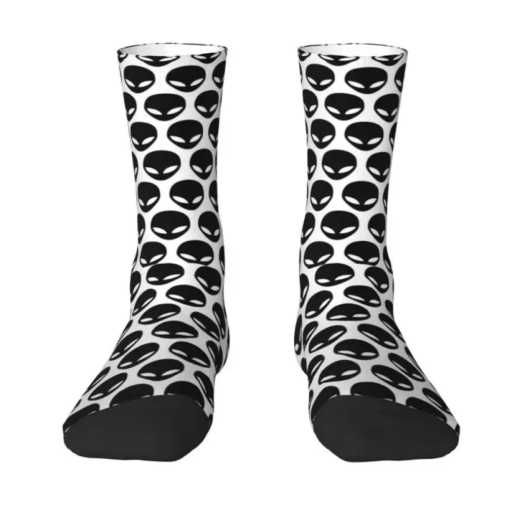 Inverted Space Socks - White & Black