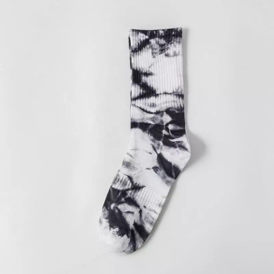 Tie-Dye Middle Tube Socks Harajuku Style - W102-1