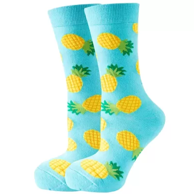 Tropical Luau Pineapple Party Fun Socks Collection