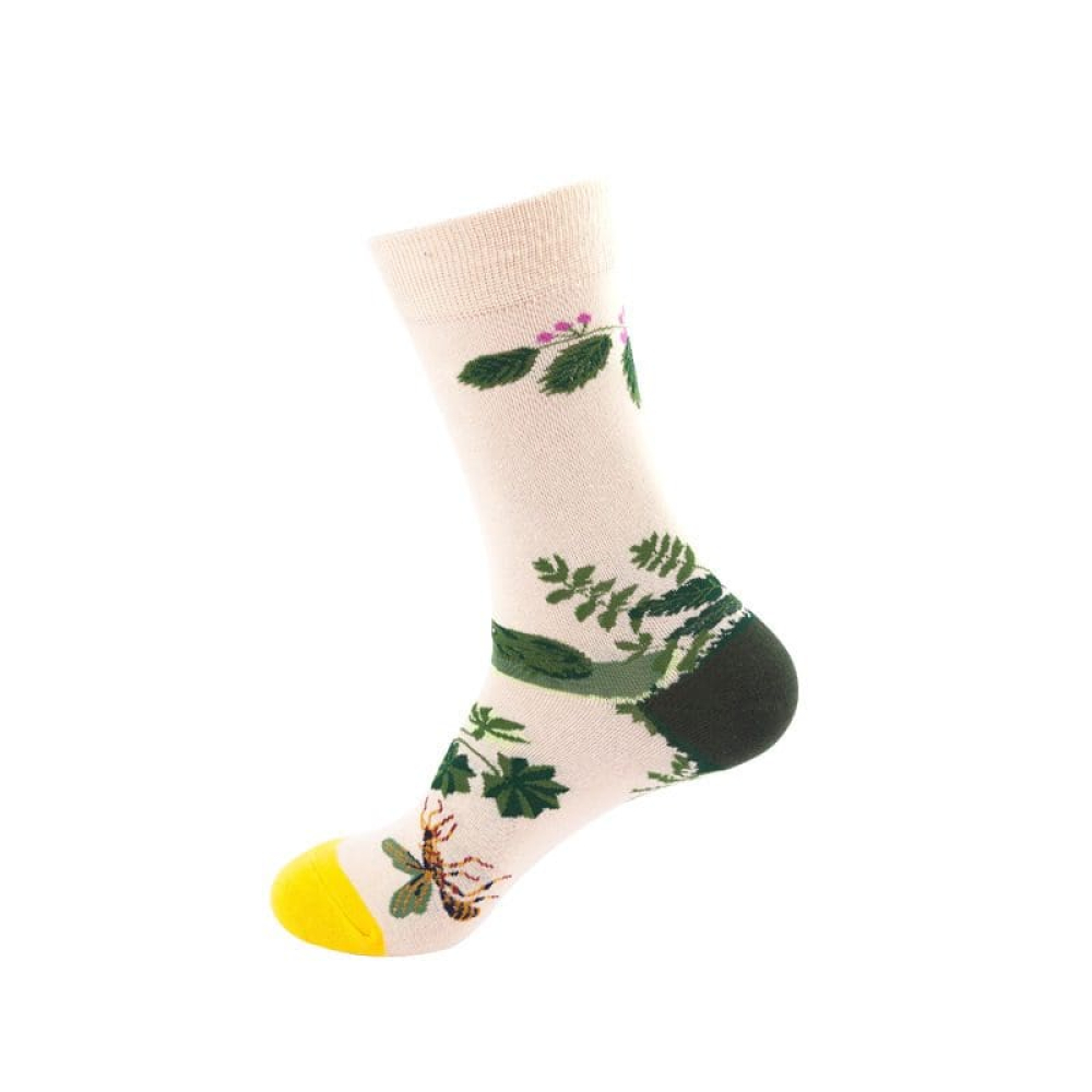 Bee Buzzing Sage Green Socks Collection
