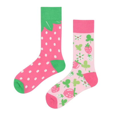 Berry Bliss Socks - Strawberry Splash Delightful Socks