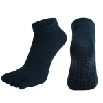 Five-toe Yoga Socks with Anti-Slip Features - Dark - Green