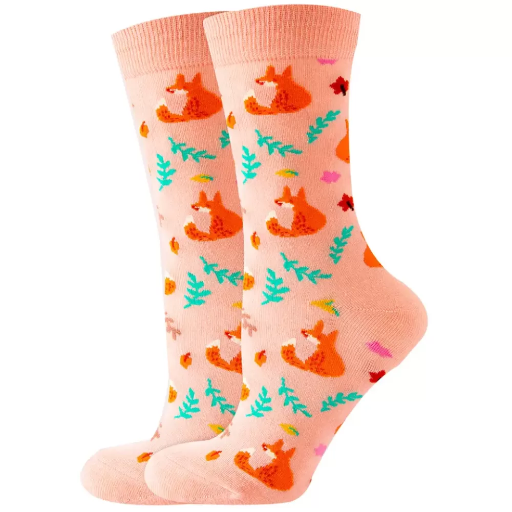 Foxy Hues Cozy Comfort Pink Blush Socks Collection