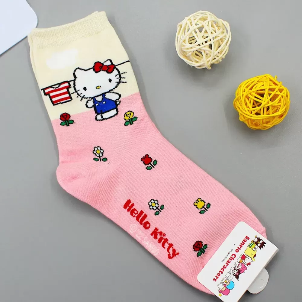 Hello Kitty Socks - Kuromi/My Melody 1