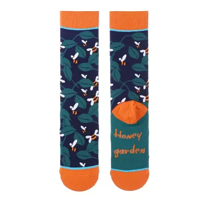 Playful Green Hedgehog Socks