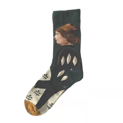 Retro College Style Trend Socks – Creative Colorful Autumn/Winter Tube Socks for Couples - Art cool design 3