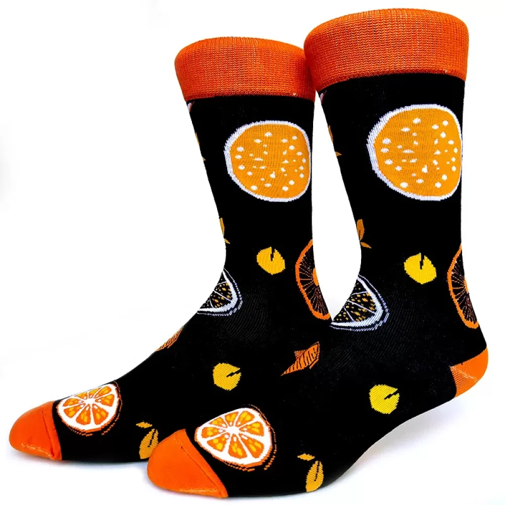 Solid Orange Socks