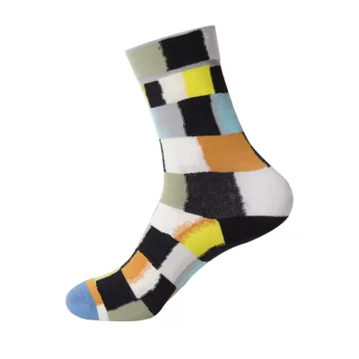 Artistic Flair: French Oil Painting Inspired Cotton Socks - Artistic design 3