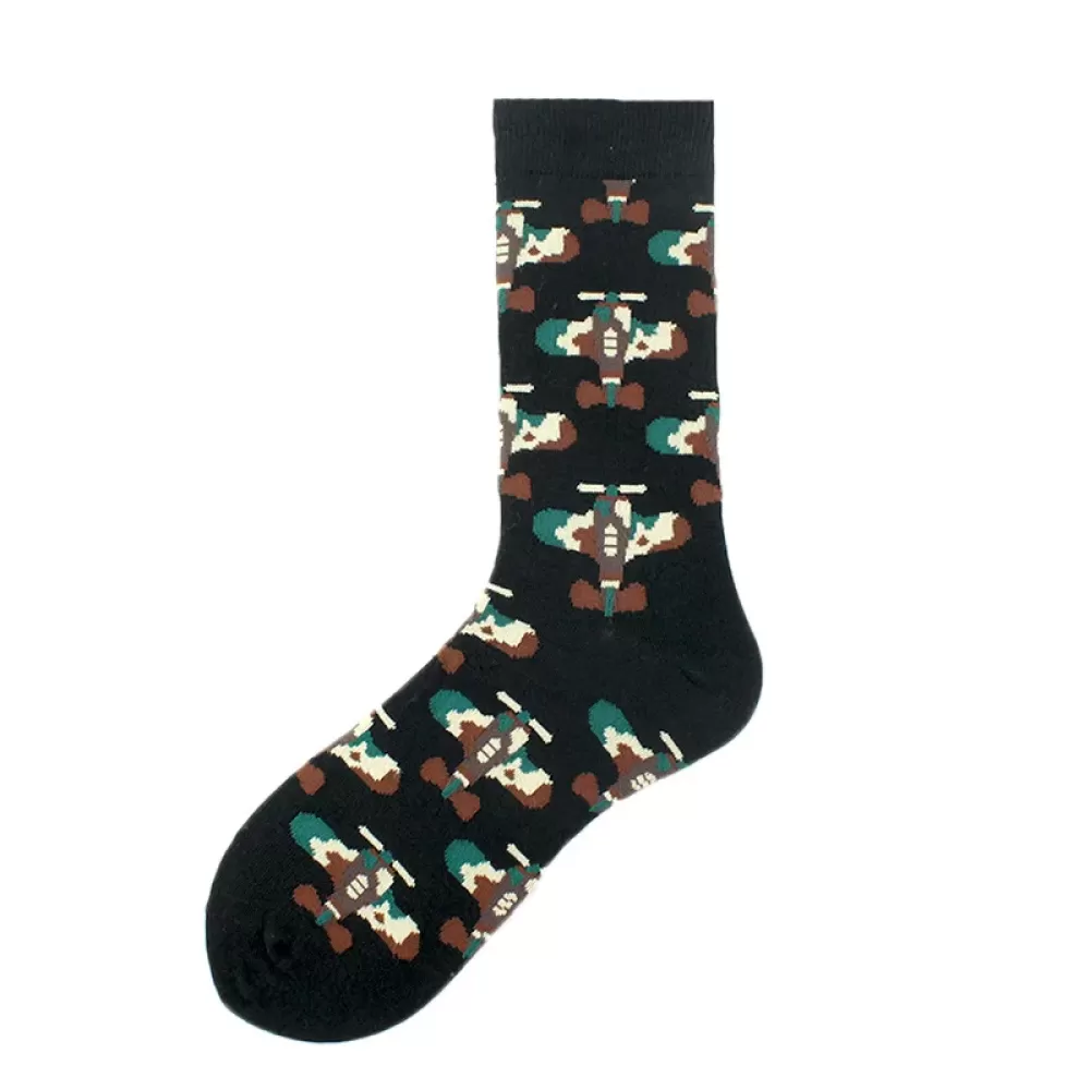 Aviation Dress Socks - Black