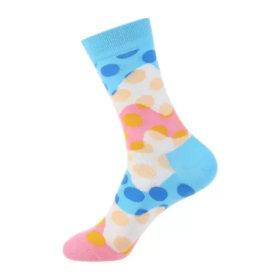 Charming Chic: Harajuku Dot, Stripe Heart Socks Stylish - Art cool design 13