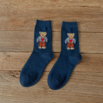 Cozy Kawaii Bear Harajuku Socks - Version D