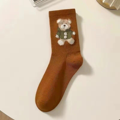 Cozy Kawaii Bear Winter Socks - Variant Four