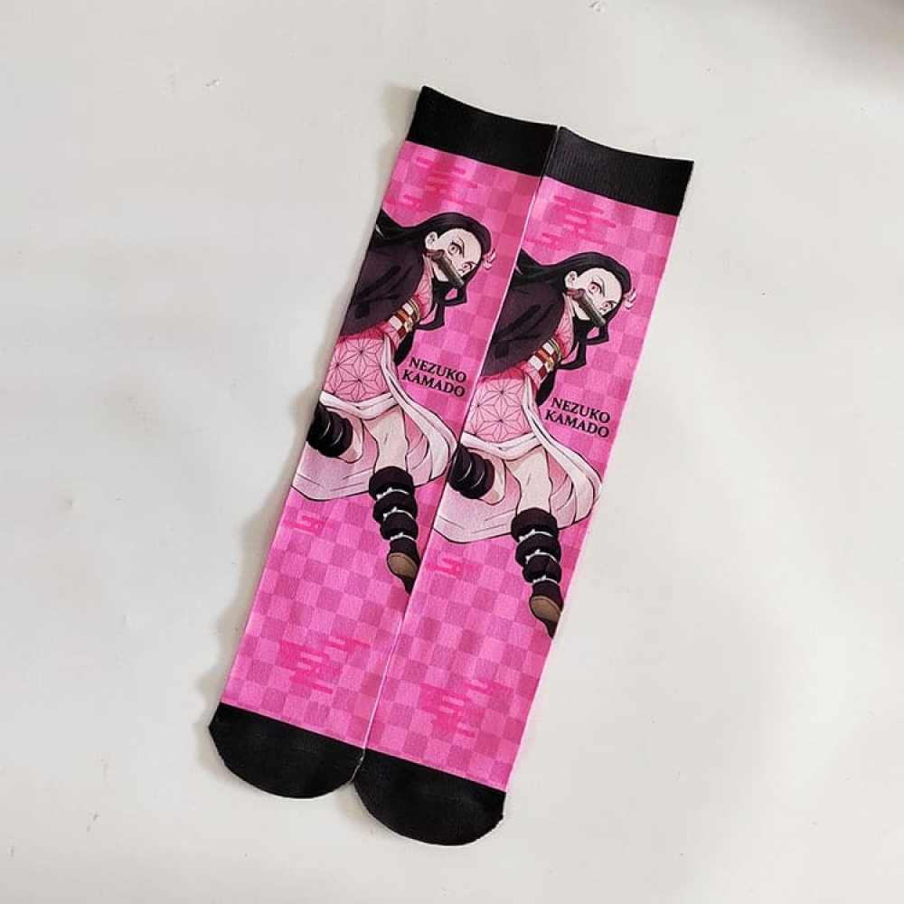 Demon Slayer Inspired Adult Socks - Design Four