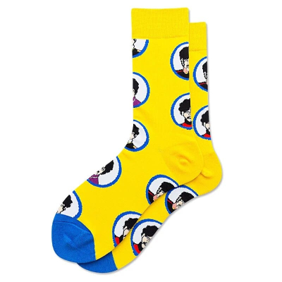 Harajuku Style Funny Socks - Selfie Design