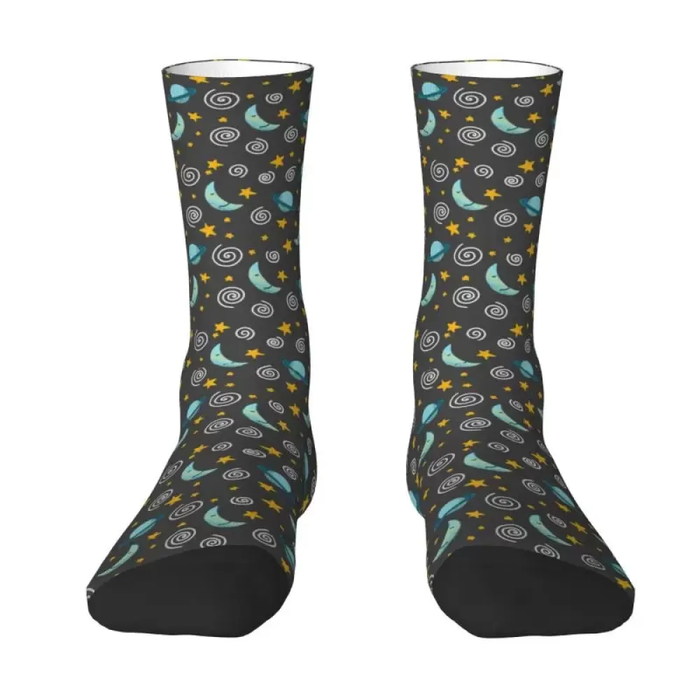 Space Shadow Socks - Black & Gray