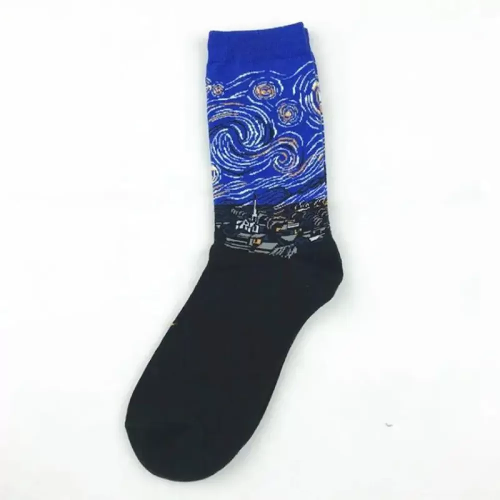 Van Gogh Dreams: Artistic Socks Series 7