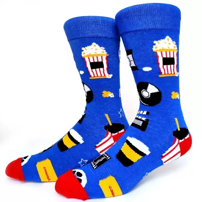 Cinema Popcorn Socks