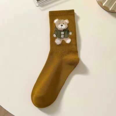 Cozy Kawaii Bear Winter Socks - Variant Five