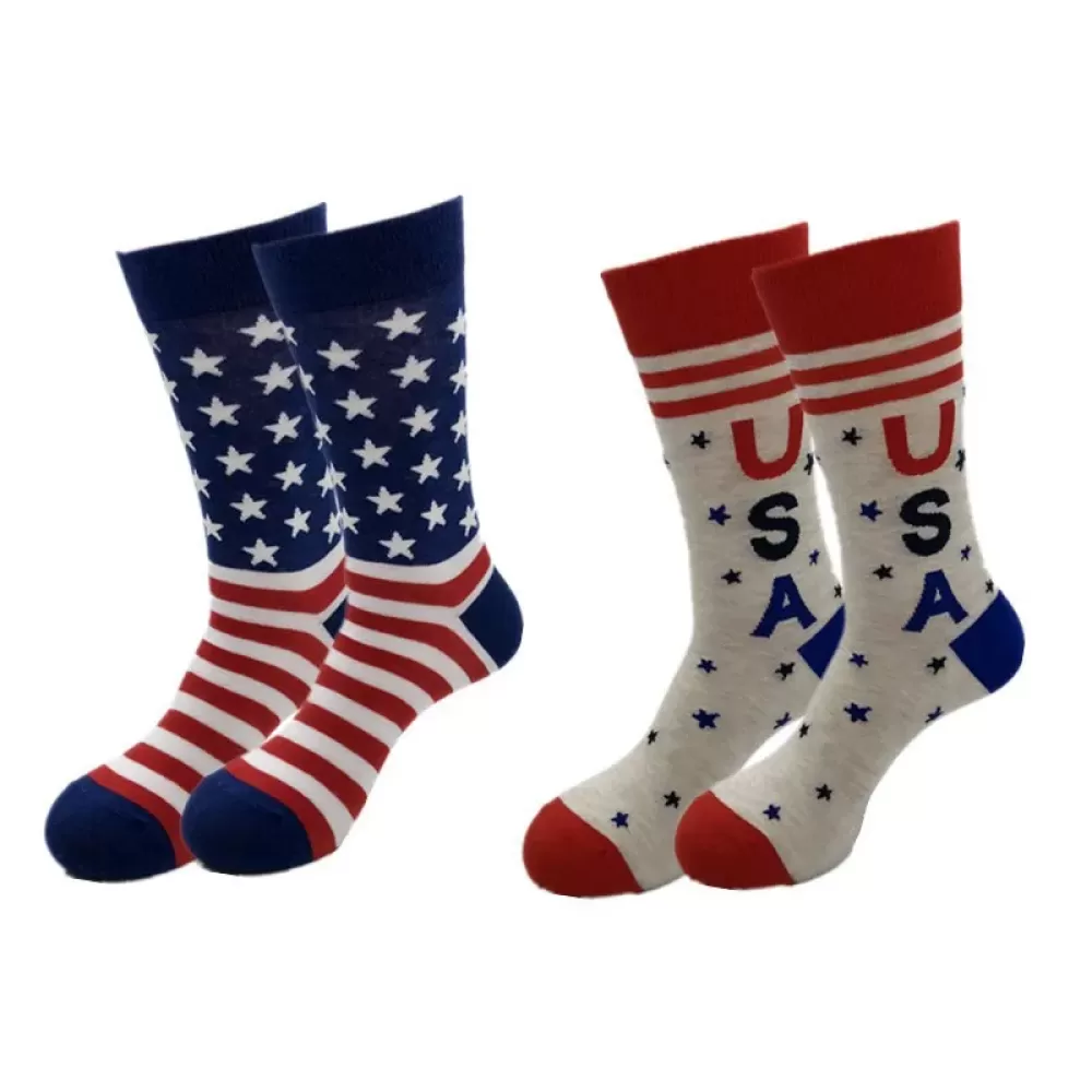 Patriotic Jacquard Socks