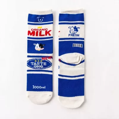 Quirky Milk Chocolate & Biscuit Food-Themed Socks – Japanese Trend Fun - Variation 5