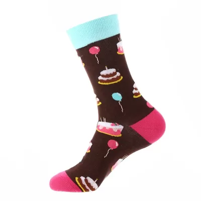 Bakery Bliss: Brown Cake Socks