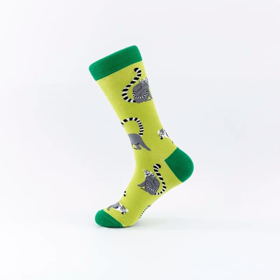 Colorful Happy Socks - Lemur Theme