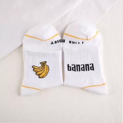 Cute Cartoon Character Ankle Socks - Banana Socks