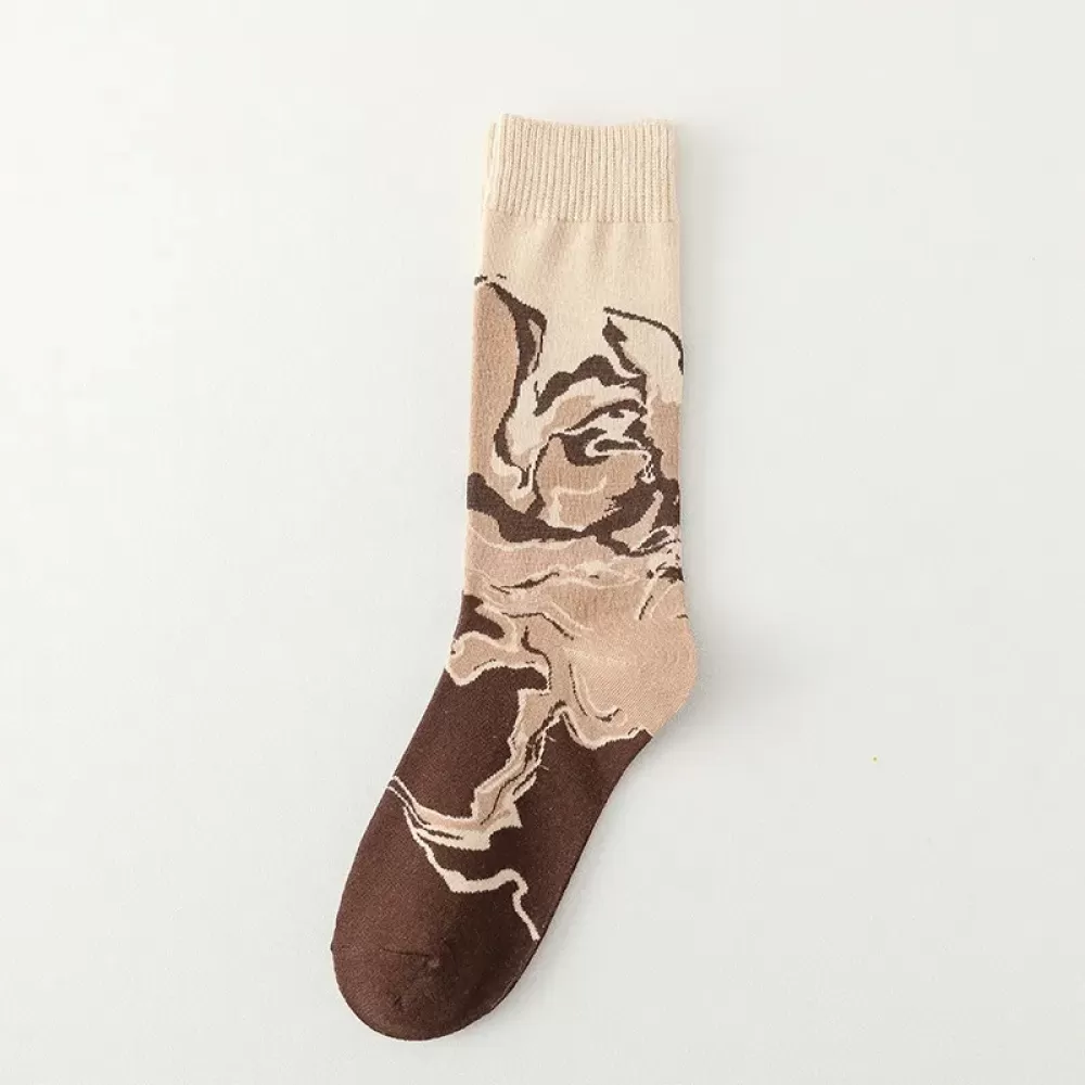 Latte Laughs: Quirky Coffee Cartoon Socks - Edition 2