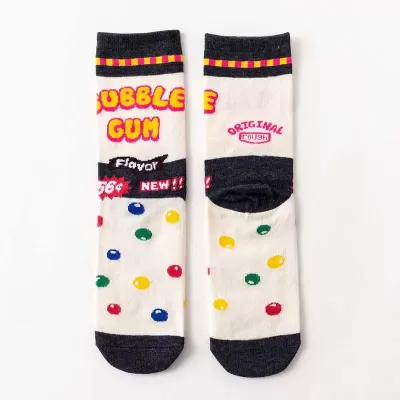 Quirky Milk Chocolate & Biscuit Food-Themed Socks – Japanese Trend Fun - Variation 4