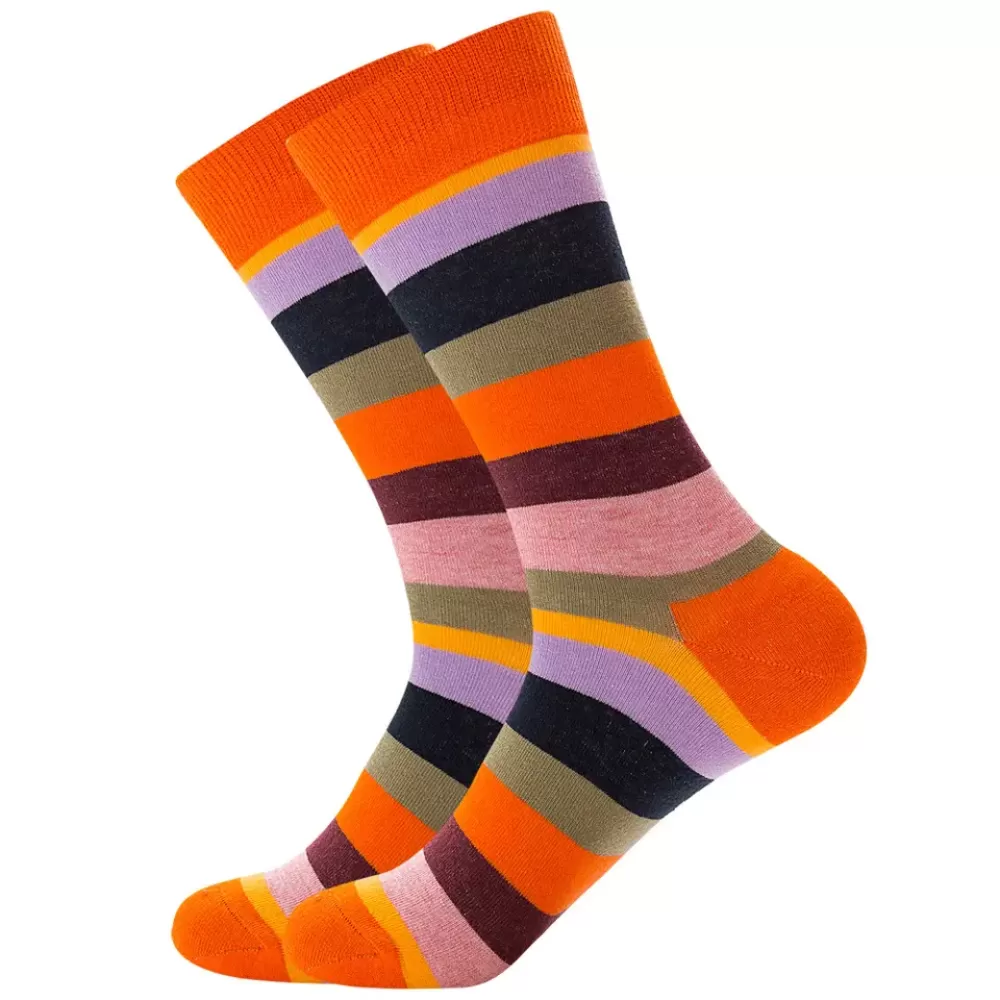 Rainbow Fiesta Crew Socks Collection - Colorful Rainbow Socks